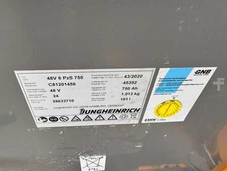 Elektro 3 Rad 2020  Jungheinrich EFG 218 Baujahr 2020 / Stunden 10513 HH 3100 (6)