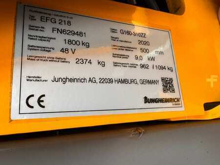 Elektro 3 Rad 2020  Jungheinrich EFG 218 Baujahr 2020 / Stunden 10513 HH 3100 (7)
