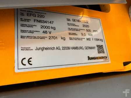 Elektro 3 Rad 2020  Jungheinrich EFG 220 Baujahr 2020 /Duplex/Kabine/ Top Zustand (6)