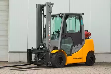 LPG VZV 2019  Jungheinrich TFG435s 3,5t Kabine Zinkenversteller UVV Kabine (21)