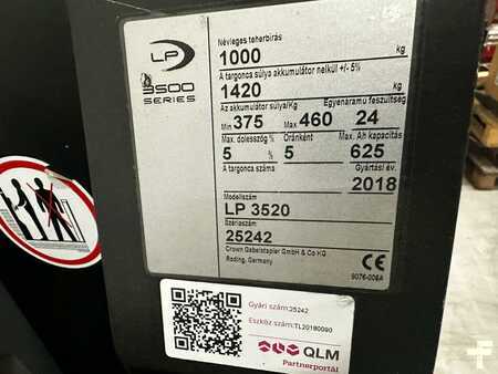 Horizontální vychystávací vozík 2018  Crown Crown LP3520 (4)