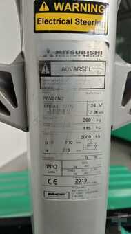 Elektrické plošinové vozíky 2019  Mitsubishi PBV20N2 (5)