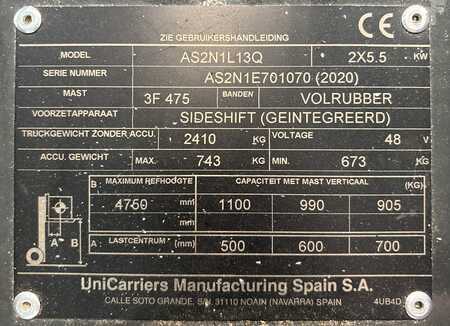 Elektro tříkolové VZV 2020  Unicarriers TX3-13S (6)