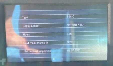 4-wiel elektrische heftrucks 2022 Mitsubishi FB50CN (3)