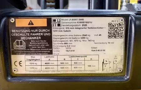 Elektrisk- 3 hjul 2020  Hyster J 1.6 XNT (7)