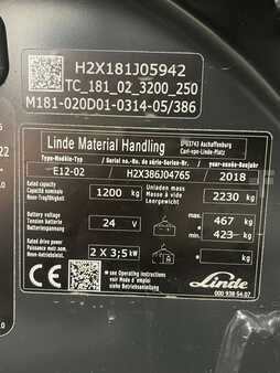 Elektro tříkolové VZV 2018  Linde E12-02-386 (10)