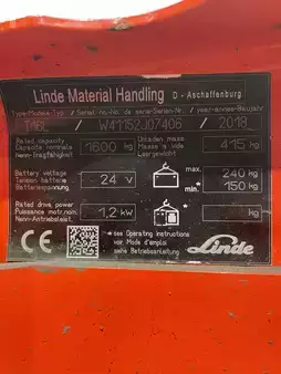 Niederhubwagen 2018  Linde T16L-1152 (10)