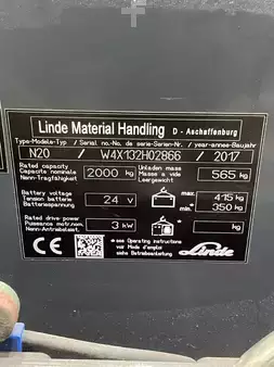 Horizontal-Kommissionierer 2017  Linde N20-132 (10)