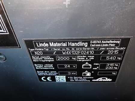 Recogepedido horizontal 2015 Linde N 20 132 (2)