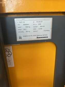 Apilador eléctrico 2009 Jungheinrich EJC 110 Baujahr 2009 HH 2,5 M Akku Neu 2025 (2)