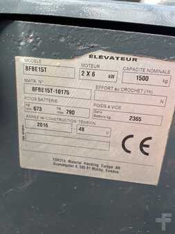 Sähkö - 3 pyör 2016  Toyota 8FBE15T (8)