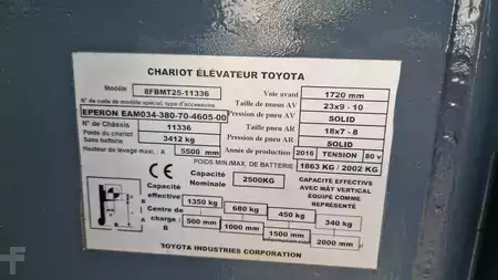 Eléctrico - 4 rodas 2016  Toyota 8FBM25T (14)