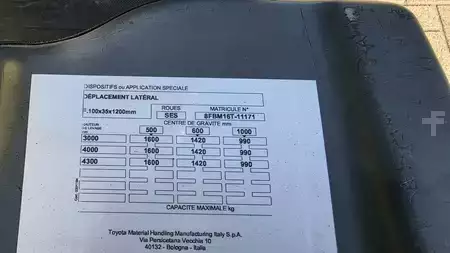 4-wiel elektrische heftrucks 2018  Toyota 8FBM16T (7)