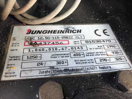Apilador eléctrico 1996  Jungheinrich ERC 12,5G-115-250ZZ (L) (4)