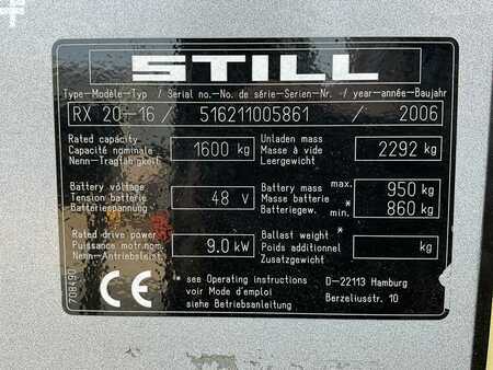 Elektro tříkolové VZV 2006  Still RX20-16 (8)