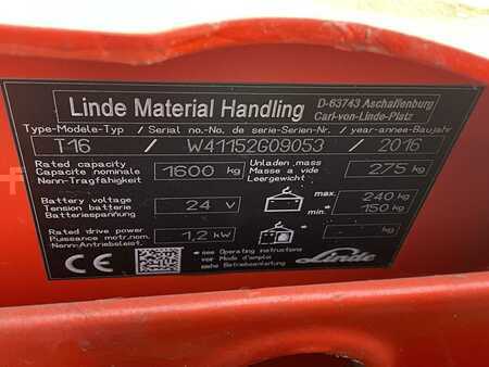 Linde T16 rollenaufnahme