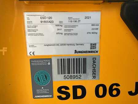 Niederhubwagen Sitz 2021  Jungheinrich ESD 120 (10)