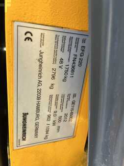 Elektro tříkolové VZV 2012  Jungheinrich EFG 220 GE115-650DZ (15)