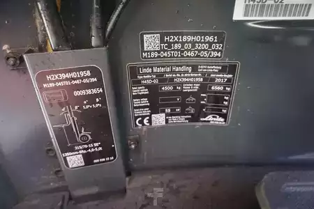 Dízel targonca 2017  Linde H 45 D EVO (6)