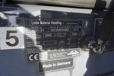 Gaffeltruck til containerhandtering 2011  Linde H 50T-01 - 6.300mm Triplex (11)