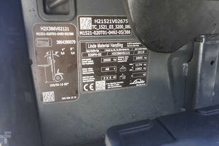 Eléctrica de 4 ruedas 2019  Linde E 20PH-02 - Triplex - 2024er Batterie (10)