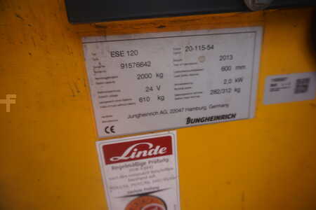 Pallet Trucks Sit-Down 2013  Jungheinrich ESE 120 - 3.371 Stunden (2)