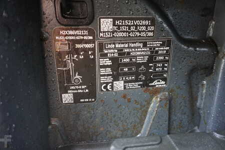 Elektro tříkolové VZV 2019  Linde E 14-02 - Nur  4728  Stunden (4)