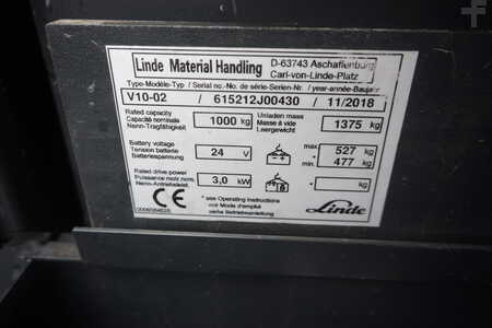 Horisontaalinen ordreplukker 2018  Linde V 10-02 (5)