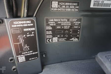 Dieselstapler 2017  Linde H 45D-02 - Nur 1.802 Stunden (6)