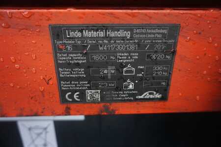 Magasemelésű béka 2016  Linde L 16 - 3,33m Hubhöhe (6)