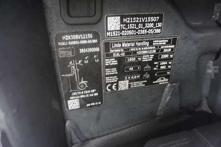 Chariots porte-conteneurs 2019  Linde E 16L-02 - Nur 4.069 Stunden (9)