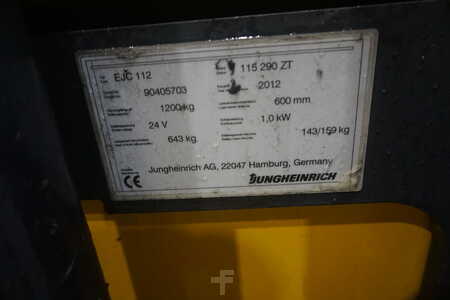 Stoccatori 2012  Jungheinrich EJC 112 - Nur 1.917 Stunden (8)
