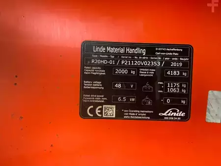 Carrelli retrattili 2019  Linde R 20 HD (5)