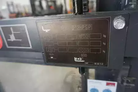 Stacker de condutor em pé 2019  Linde L 12L HPSP - Nur 1.785 Stunden (3)