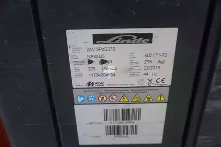 Stacker de condutor em pé 2019  Linde L 12L HPSP - Nur 1.785 Stunden (4)