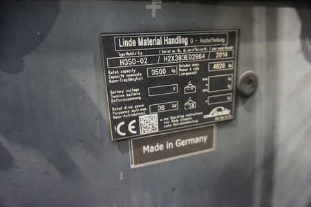 Carretilla elevadora diésel 2014  Linde H 35D-02 - Triplex - 6.236 Stunden (10)