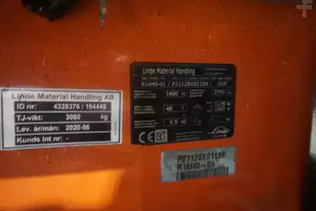 Reach Trucks 2020  Linde R 16HD-01 - 2022er Batterie (10)