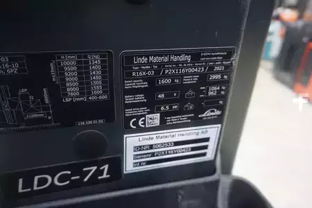 Carrelli retrattili 2021  Linde R 16X-03 - 2021er (9)