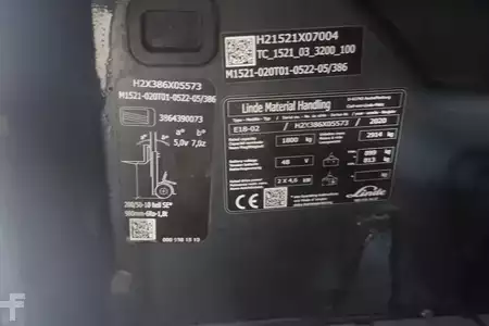Elektryczne 3-kołowe 2020  Linde E 18-02 - Triplex (10)