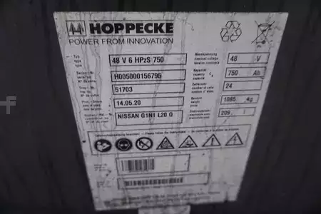 3-wiel elektrische heftrucks 2012  Nissan G1N1L20W - Triplex - 2020er Batterie (7)