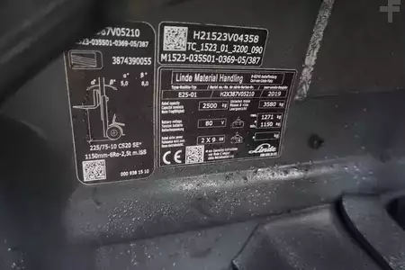Carrelli elevatori per container 2019  Linde E 25-01 - 2019er Baujahr (10)