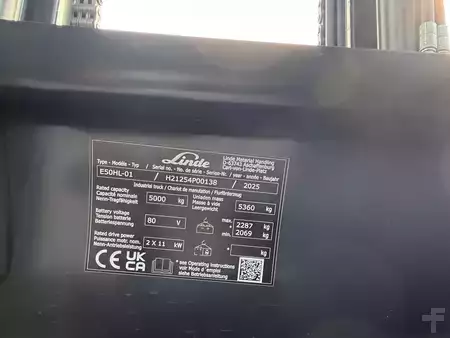 Eléctrica de 4 ruedas 2025  Linde E 50 HL (13)