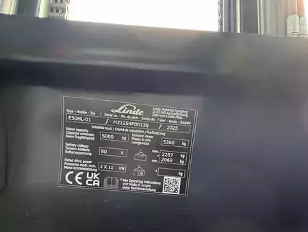 Eléctrica de 4 ruedas 2025  Linde E 50 HL (9)