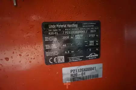 Schubmaststapler 2020  Linde R 20-01 (8)