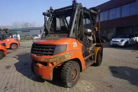 Diesel gaffeltruck 2023  Linde H 80D-03 - Brandschaden (7)