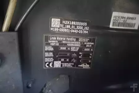 Gas gaffeltruck 2018  Linde H 50T-02 - Drehgerät (9)