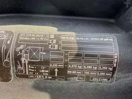 4-wiel elektrische heftrucks 2018  Linde E 70 -01 (10)