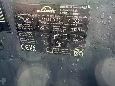 Stackers Stand-on 2022  Linde D 14 SP (6)