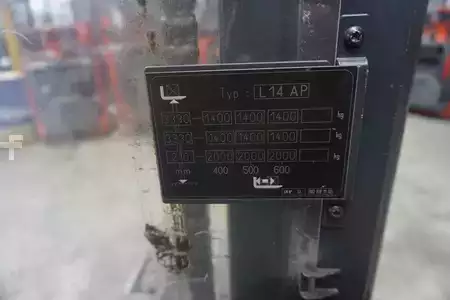 Tukipyörätrukki 2018  Linde L 14AP - Nur 105 Betriebsstunden (4)