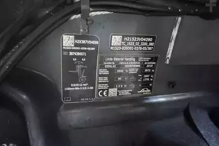 4-wiel elektrische heftrucks 2019  Linde E 35HL-01 - 5.259 Stunden (15)